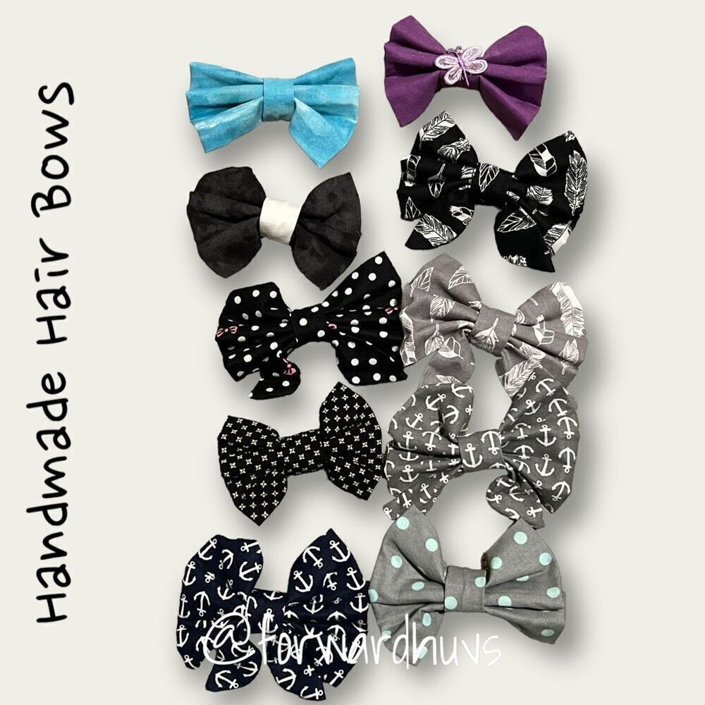 Handcrafted Kids Hair Bows / Barrette